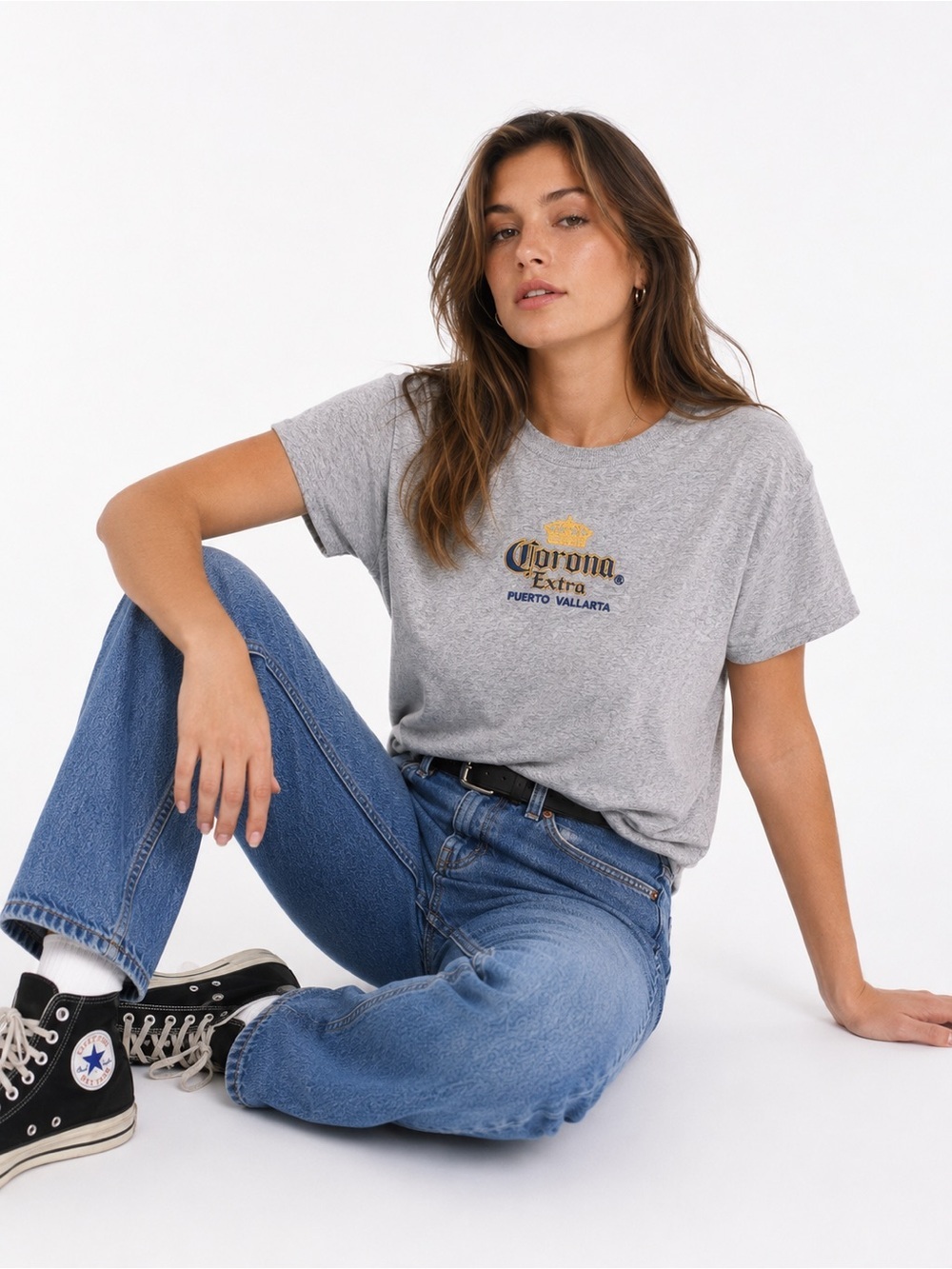 Yazbek Vintage Women's Corona Beer Tee Graphic Size XL Puerto Vallarta
